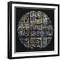 Rose Window on Facade, Siena Cathedral or Cathedral of Most Holy Mary of Assumption-null-Framed Giclee Print
