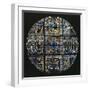 Rose Window on Facade, Siena Cathedral or Cathedral of Most Holy Mary of Assumption-null-Framed Giclee Print
