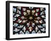 Rose Window, St. Stephen's Cathedral, Sens, Yonne, Burgundy, France, Europe-Godong-Framed Photographic Print