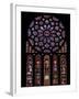 Rose Window, Stained Glass Windows in North Transept, Chartres Cathedral, UNESCO World Heritage Sit-Nick Servian-Framed Photographic Print