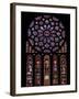 Rose Window, Stained Glass Windows in North Transept, Chartres Cathedral, UNESCO World Heritage Sit-Nick Servian-Framed Photographic Print