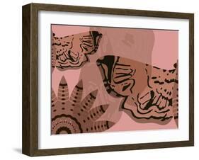 Rose Wine Blush-Belen Mena-Framed Giclee Print