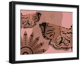 Rose Wine Blush-Belen Mena-Framed Giclee Print