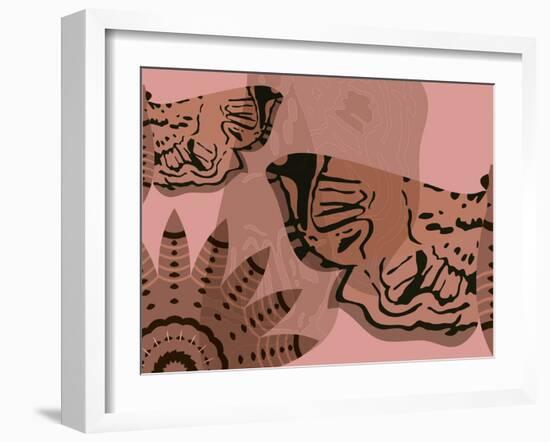 Rose Wine Blush-Belen Mena-Framed Giclee Print