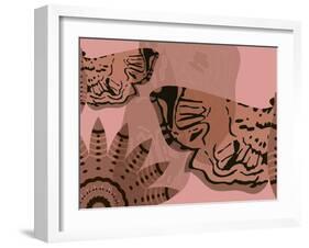 Rose Wine Blush-Belen Mena-Framed Giclee Print