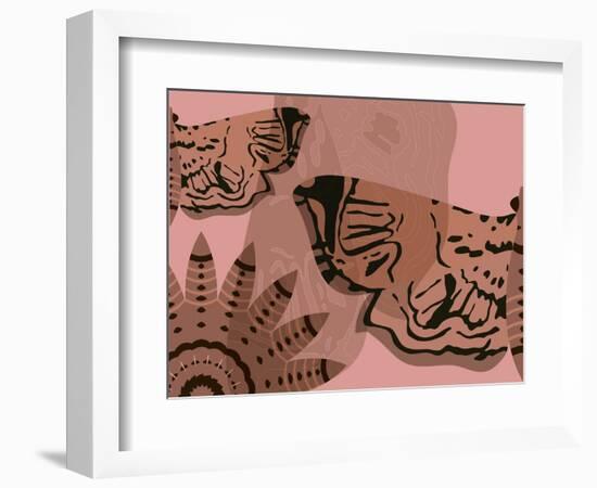 Rose Wine Blush-Belen Mena-Framed Giclee Print