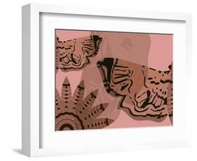 Rose Wine Blush-Belen Mena-Framed Giclee Print