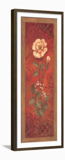 Rose with Baby's Breath-Pamela Gladding-Framed Premium Giclee Print