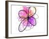 Rose Yellow Abstract Brush Splash Flower II-Irena Orlov-Framed Art Print