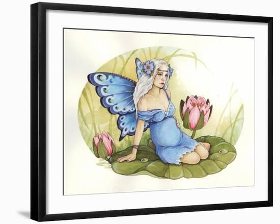 Rose-Linda Ravenscroft-Framed Giclee Print