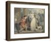 Rosebud, or the Judgement of Paris, 1791 (W/C and Bodycolour over Graphite on Paper)-Richard Westall-Framed Giclee Print