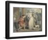 Rosebud, or the Judgement of Paris, 1791 (W/C and Bodycolour over Graphite on Paper)-Richard Westall-Framed Giclee Print