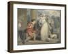 Rosebud, or the Judgement of Paris, 1791 (W/C and Bodycolour over Graphite on Paper)-Richard Westall-Framed Giclee Print