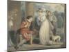 Rosebud, or the Judgement of Paris, 1791 (W/C and Bodycolour over Graphite on Paper)-Richard Westall-Mounted Giclee Print