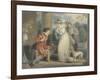 Rosebud, or the Judgement of Paris, 1791 (W/C and Bodycolour over Graphite on Paper)-Richard Westall-Framed Giclee Print