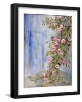 Rosebush and Glass-Li Bo-Framed Giclee Print