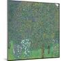 Rosebushes Under the Trees-Gustav Klimt-Mounted Art Print