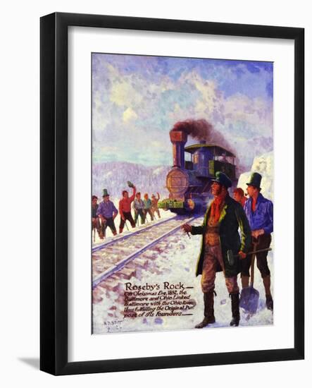 Roseby's Rock-Herbert Stitt-Framed Giclee Print