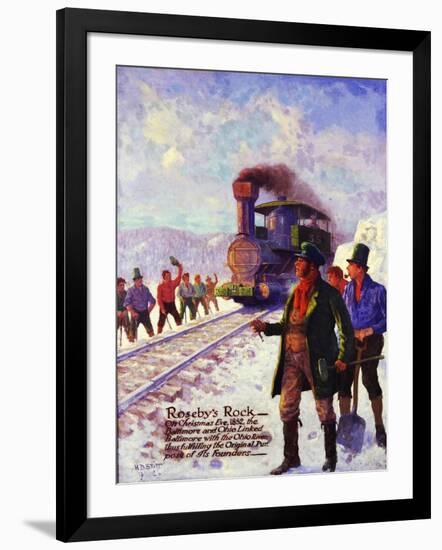 Roseby's Rock-Herbert Stitt-Framed Giclee Print