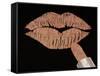 Rosegold Kiss-Tina Lavoie-Framed Stretched Canvas