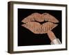 Rosegold Kiss-Tina Lavoie-Framed Giclee Print