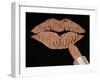 Rosegold Kiss-Tina Lavoie-Framed Giclee Print