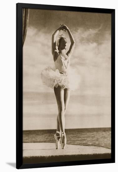 Rosella Hightower in Swan Lake, from 'Grand Ballet De Monte-Carlo', 1949 (Photogravure)-French Photographer-Framed Giclee Print