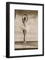 Rosella Hightower in Swan Lake, from 'Grand Ballet De Monte-Carlo', 1949 (Photogravure)-French Photographer-Framed Giclee Print