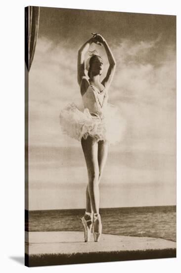 Rosella Hightower in Swan Lake, from 'Grand Ballet De Monte-Carlo', 1949 (Photogravure)-French Photographer-Stretched Canvas