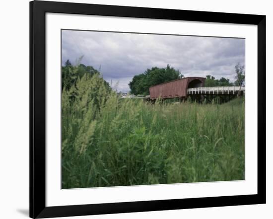 Roseman Covered Bridge, Iowa, USA-null-Framed Photographic Print