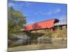 Roseman Covered Bridge Spans Middle River, Built in 1883, Madison County, Iowa, Usa-Jamie & Judy Wild-Mounted Photographic Print