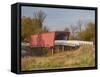 Roseman Covered Bridge Spans Middle River, Built in 1883, Madison County, Iowa, Usa-Jamie & Judy Wild-Framed Stretched Canvas