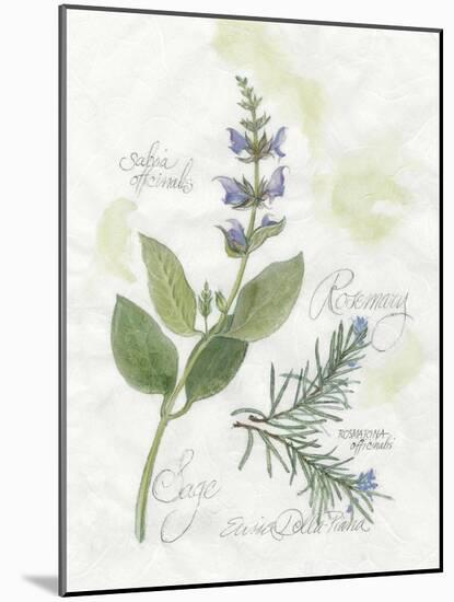 Rosemary and Sage-Elissa Della-piana-Mounted Art Print