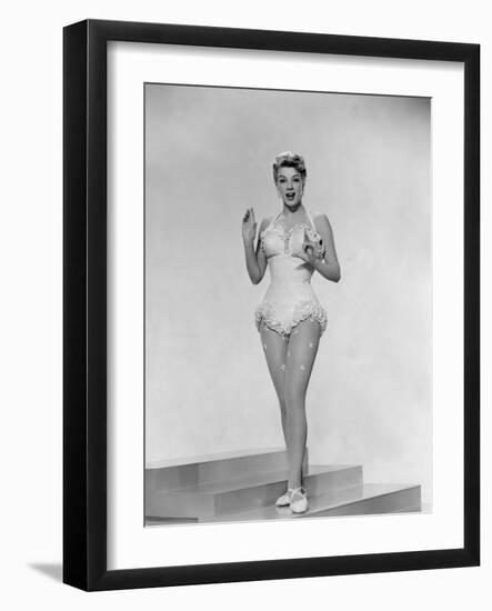 Rosemary Clooney Wearing a Costume-null-Framed Photographic Print