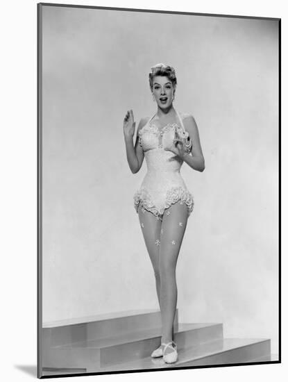 Rosemary Clooney Wearing a Costume-null-Mounted Photographic Print