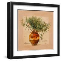 Rosemary pot-Lizie-Framed Art Print