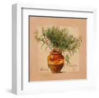 Rosemary pot-Lizie-Framed Art Print