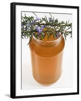 Rosemary (Rosmarinus Officinalis) Honey in Jar-Nico Tondini-Framed Photographic Print