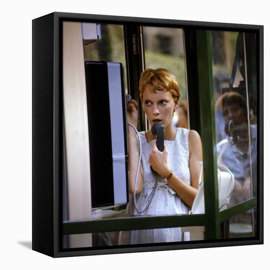 ROSEMARY'S BABY, 1968 directed by ROMAN POLANSKI Mia Farrow (photo)-null-Framed Stretched Canvas