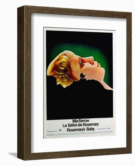 Rosemary's Baby, (aka Le Bebe De Rosemary), Mia Farrow, 1968-null-Framed Art Print