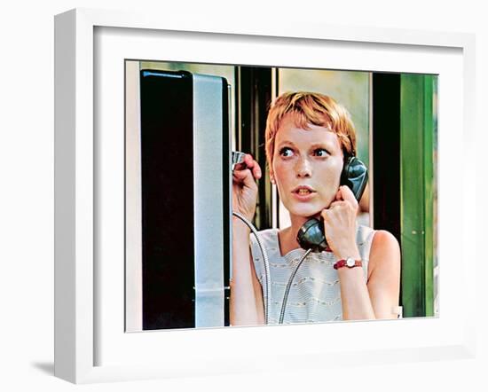 Rosemary's Baby, Mia Farrow, 1968-null-Framed Photo