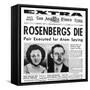 Rosenberg Execution, 1953-null-Framed Stretched Canvas