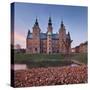 Rosenborg Castle, Copenhagen, Denmark-Rainer Mirau-Stretched Canvas