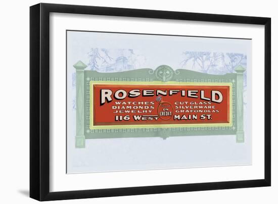 Rosenfield-null-Framed Art Print