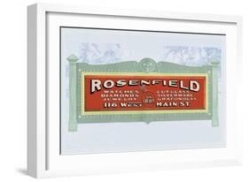 Rosenfield-null-Framed Art Print