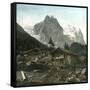 Rosenlaui (Switzerland), the Welhorn and the Wetterhorn-Leon, Levy et Fils-Framed Stretched Canvas