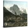 Rosenlaui (Switzerland), the Welhorn and the Wetterhorn-Leon, Levy et Fils-Stretched Canvas