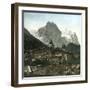 Rosenlaui (Switzerland), the Welhorn and the Wetterhorn-Leon, Levy et Fils-Framed Photographic Print