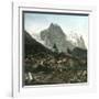 Rosenlaui (Switzerland), the Welhorn and the Wetterhorn-Leon, Levy et Fils-Framed Photographic Print