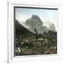 Rosenlaui (Switzerland), the Welhorn and the Wetterhorn-Leon, Levy et Fils-Framed Photographic Print